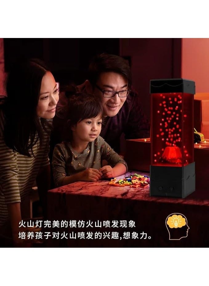 Decorative Volcano Lamp - An innovative volcano-shaped lighting piece that gives a room or office an attractive look and is suitable for home decor, workspaces and everyday use (W) - Image 5