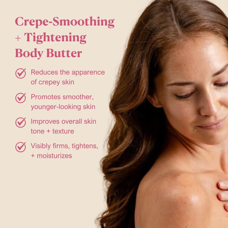 Nakery Skin Toning Body Butter for Women - Firming Body Lotion for Women - Peptide Infused Body Lotion for Crepey & Sagging Skin - Firming Lotion for Neck, Arms & Legs - Cabana Sunset - Image 3