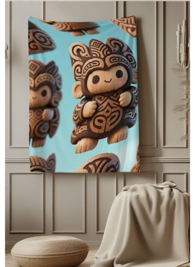 عام بطانية رقيقة من الفانيلا الكرتونية للأطفال والرضع (دافئة ومريحة، ومناسبة للنوم والألعاب) 70 سم * 100 سم - Image 3