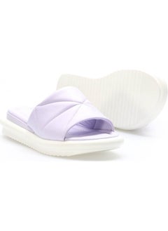 Fast Step Leather Women's Flat Slippers 227ZAOP04  - Image 3