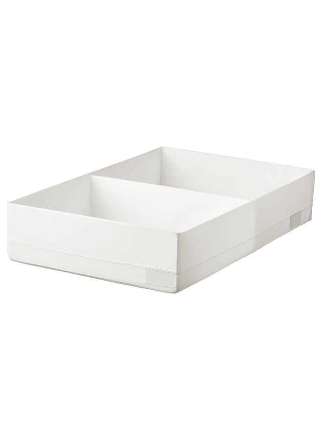 erorex Box with compartments, white, 34x51x10 cm - Image 1