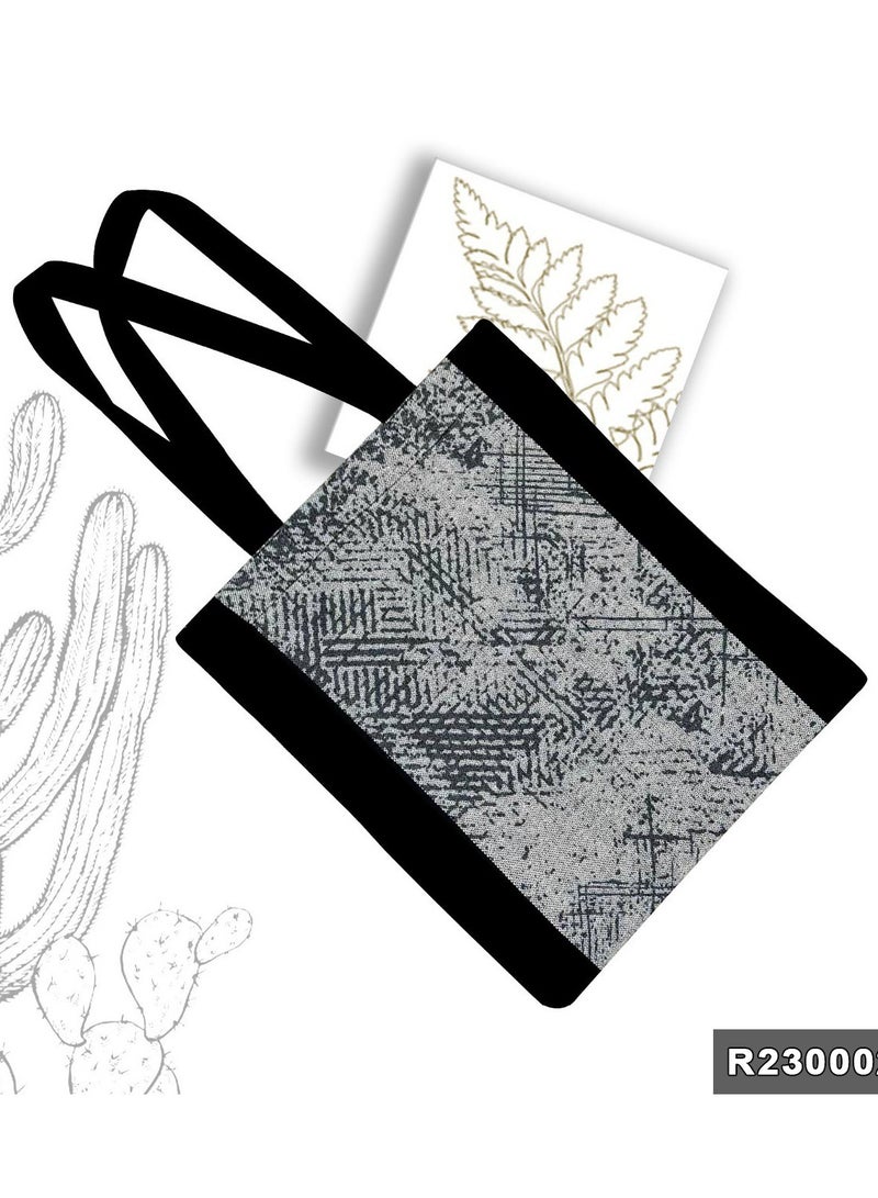 Gharibo Bags casual printed linen tote bag - Image 2