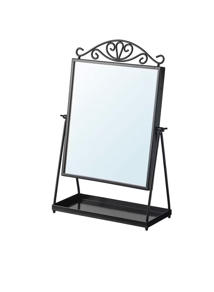 Table mirror, black27x43 cm - Image 1