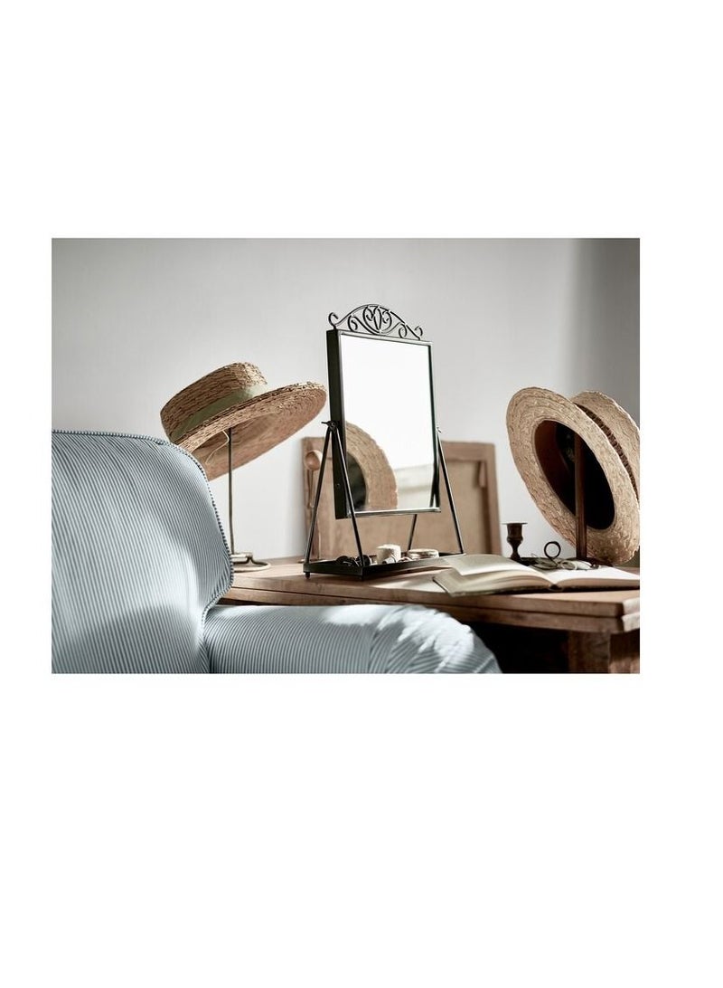 Table mirror, black27x43 cm - Image 3