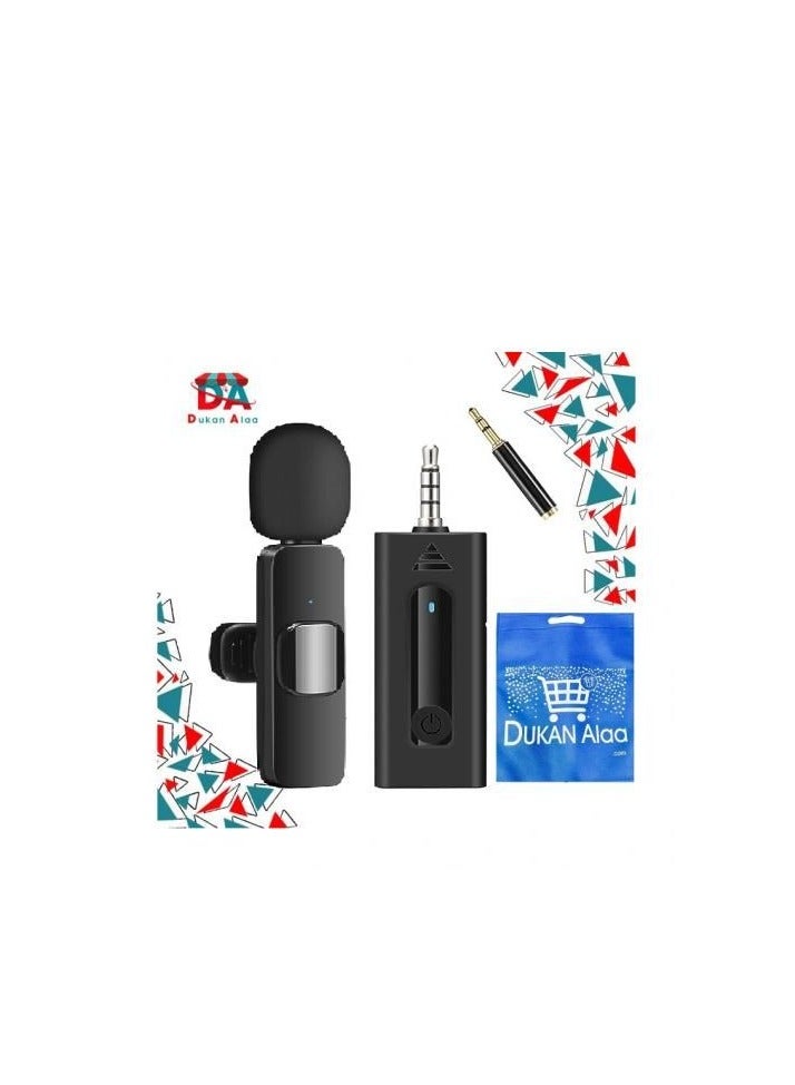 Share this product   K35 WIRELESS Microphone Aux - Black - Image 1