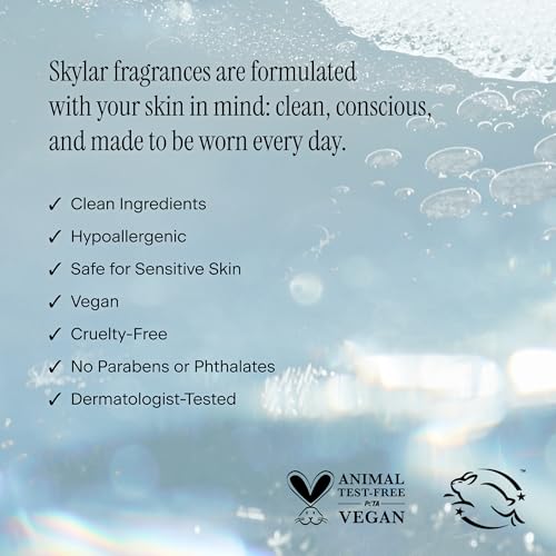 Skylar Salt Air Eau de Parfum - Hypoallergenic & Clean Perfume for Women & Men, Vegan & Safe for Sensitive Skin - Fresh Perfume with Notes of Driftwood, Sea Salt & Seaweed - 10mL /0.33 Fl oz - Image 5
