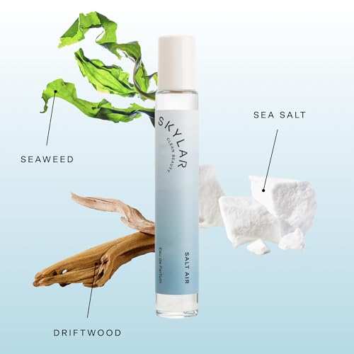 Skylar Salt Air Eau de Parfum - Hypoallergenic & Clean Perfume for Women & Men, Vegan & Safe for Sensitive Skin - Fresh Perfume with Notes of Driftwood, Sea Salt & Seaweed - 10mL /0.33 Fl oz - Image 2