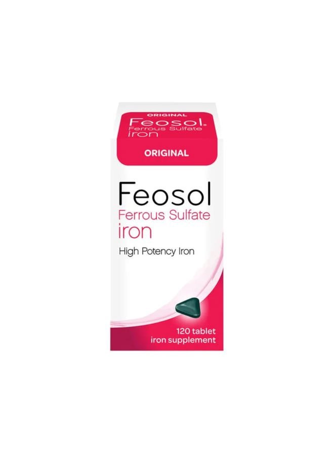 Feosol Original Ferrous Sulfate Iron Supplement , 120 CT (Pack of 3) - Image 1