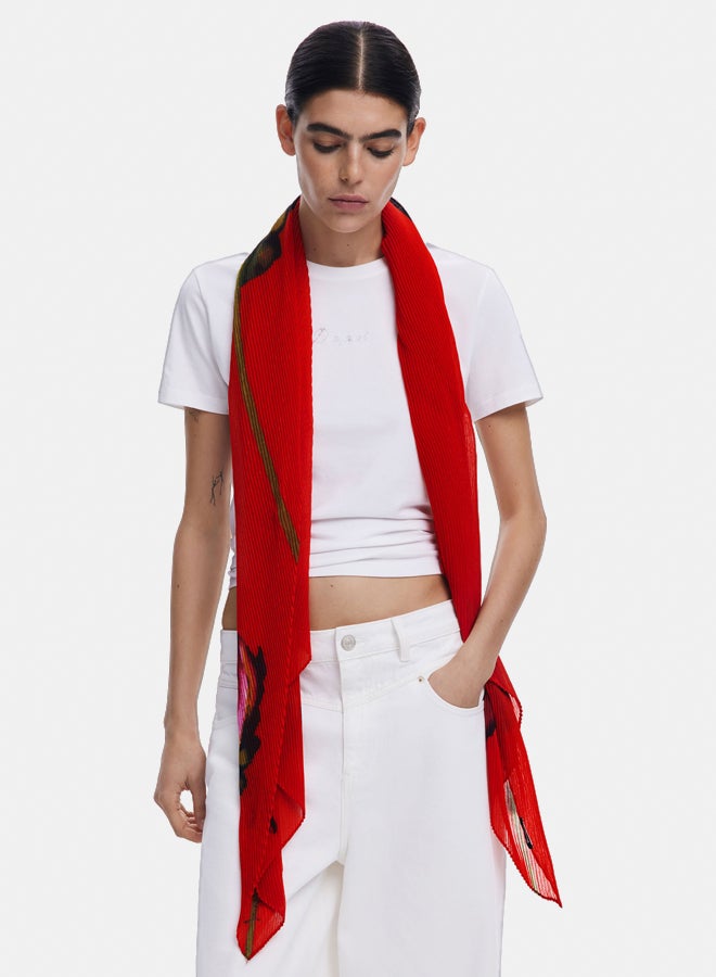 DESIGUAL Large floral scarf  - Image 4