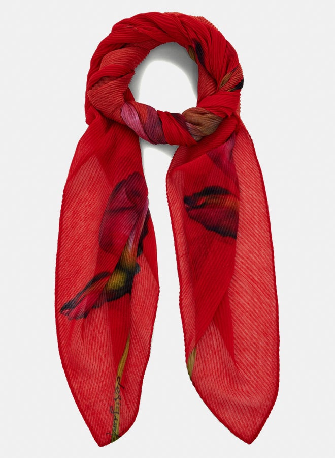 DESIGUAL Large floral scarf  - Image 3