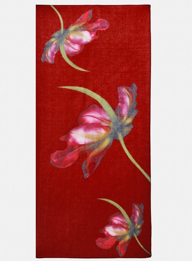 DESIGUAL Large floral scarf  - Image 5