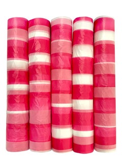 Tru Striped Sufra Roll (Disposable Perforated Table Sheet) HDPE 5 Rolls 300 Sheets 100x100 cm (1 Kg / 60 Sheets) x 5 Rolls  - Image 2