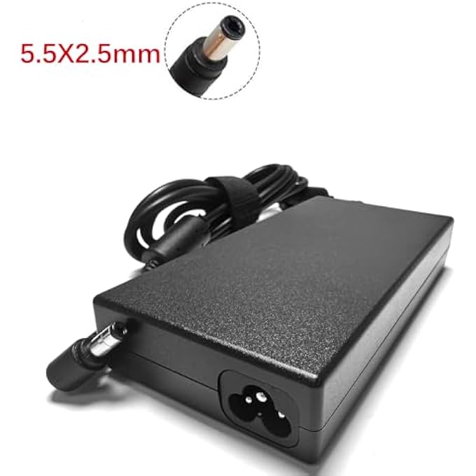 rayihni 5.5 X 2.5 MM 120 W A12-120P1A ADP-120MH D LAPTOP CHARGER AC ADAPTER FOR MSI GE70 GS70 GE60 GE62 GP60 GF63 GP70 GE72 PE62 GL62 GL72 FOR CLEVO W355ST W650SJ W370ST (19.5V 6.15A) - Image 2