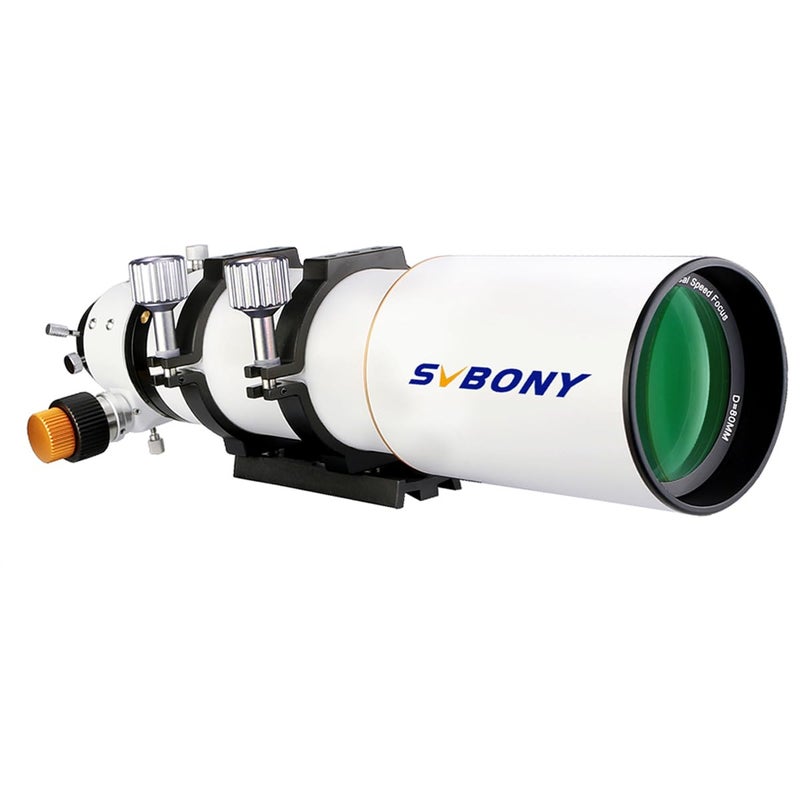 SVBONY Svbony SV503 Ed Telescope, 80F7 Achromatic Refractor, Additional Dispersion Refractor OTA Dispersion for Astrophotography and Visual (80mm)  - Image 1