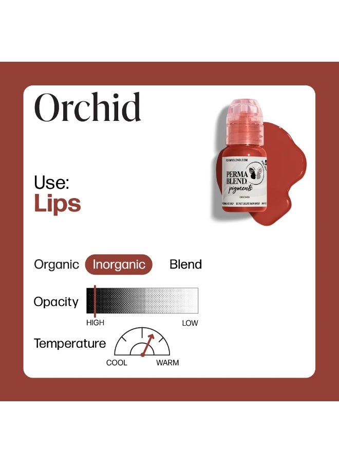 Perma Blend Lip Pigment – Perma Blend Orchid 15ml | Professional Permanent Makeup Lip Blush Tattoo Ink | High Retention, Vegan, True-to-Tone Healing Semi-Permanent Lip Color | SKU: PBOCD1/2 - Image 3