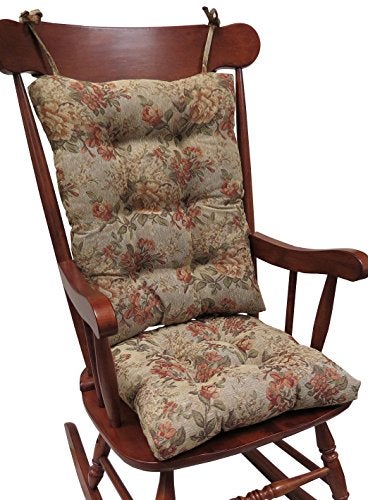 Klear Vu The Gripper Non-Slip Somerset Tapestry Jumbo Rocking Chair Cushions - Image 1