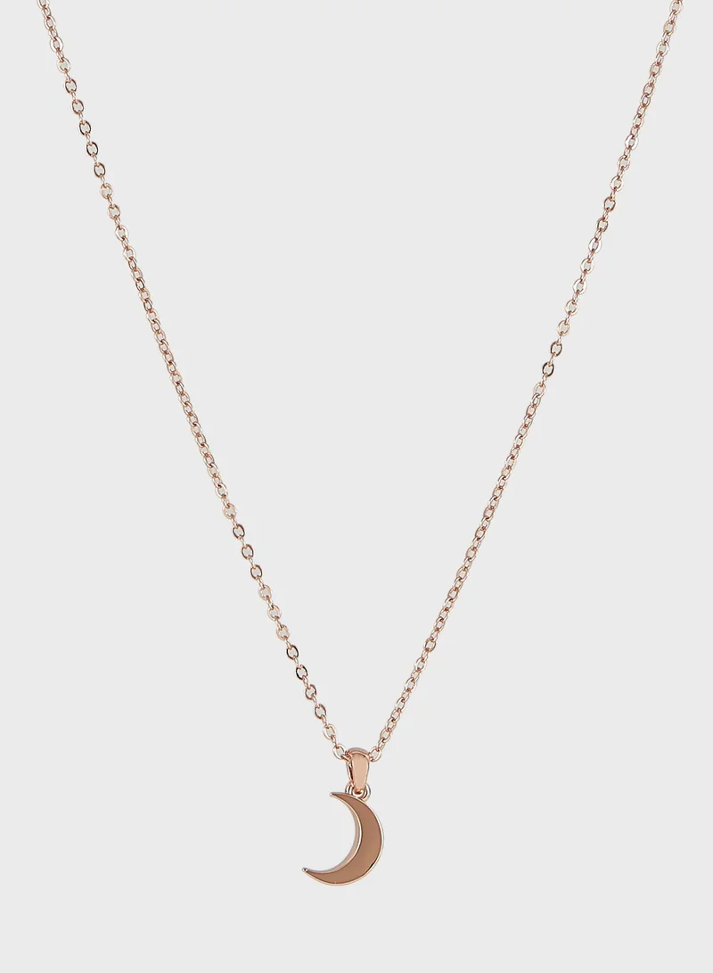 Ted Baker Marai Crescent Moon Pendant Necklace