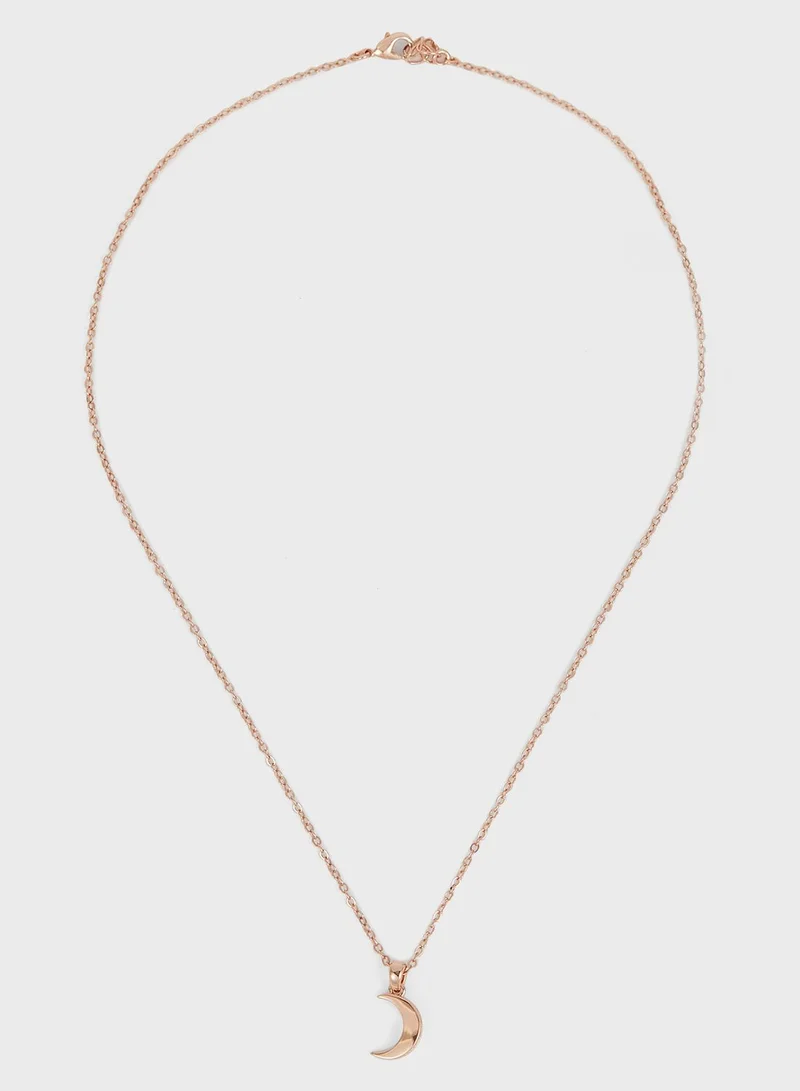 Ted Baker Marai Crescent Moon Pendant Necklace