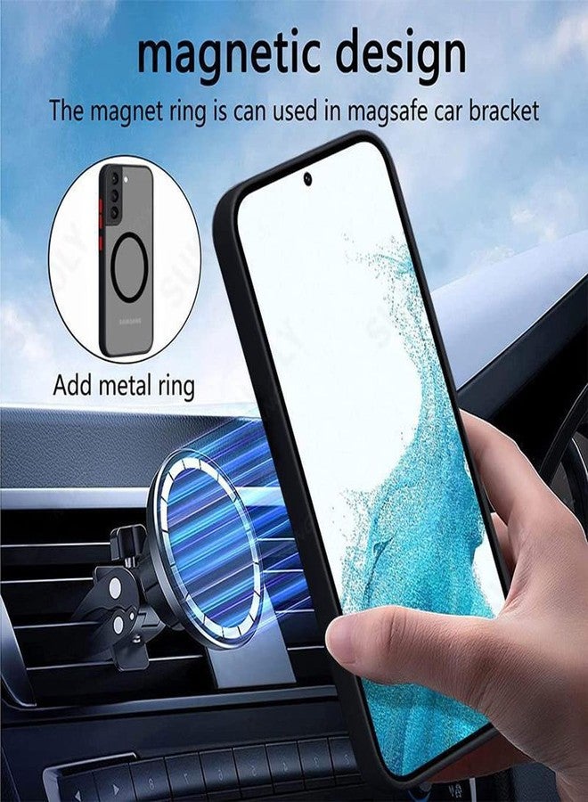 Doowear جراب Doowear Galaxy A54 5G مغناطيسي [يدعم شاحن Magsafe] لاسلكي، مقاوم للخدش والصدمات، شفاف غير لامع، يوفر حماية كاملة للكاميرا، نحيف، غطاء هاتف رفيع لهاتف Samsung Galaxy A54 5G 6.4 بوصة - أسود - Image 3