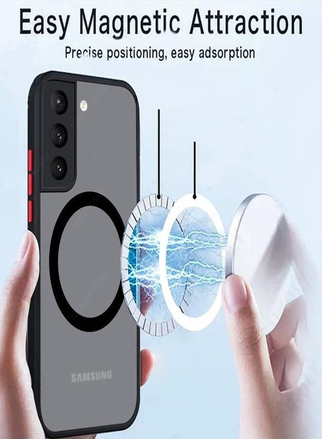 Doowear جراب Doowear Galaxy A54 5G مغناطيسي [يدعم شاحن Magsafe] لاسلكي، مقاوم للخدش والصدمات، شفاف غير لامع، يوفر حماية كاملة للكاميرا، نحيف، غطاء هاتف رفيع لهاتف Samsung Galaxy A54 5G 6.4 بوصة - أسود - Image 2