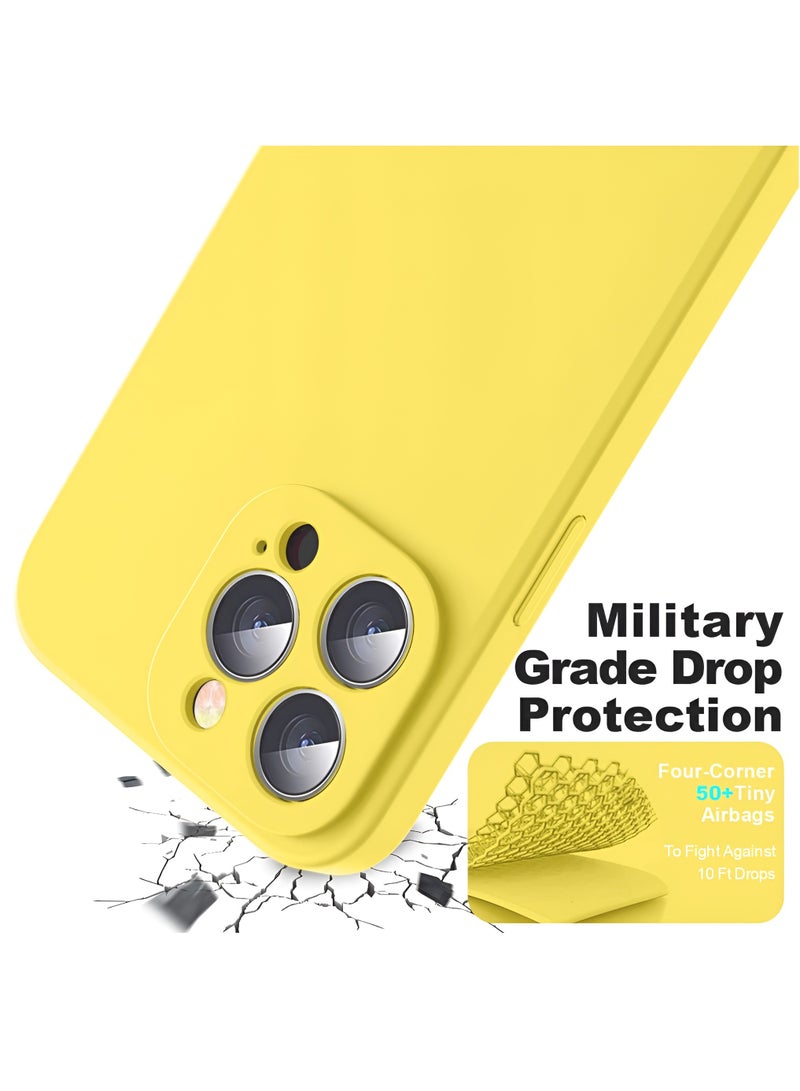 Houmt iPhone 14 Pro Max Case 6.7 Inch with 2Pack Screen Protector Soft Liquid Silicone Cover - Slim Fit Camera Protective Phone Case for Apple iPhone 14 Pro Max - Image 3