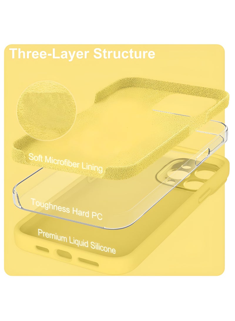 Houmt iPhone 14 Pro Max Case 6.7 Inch with 2Pack Screen Protector Soft Liquid Silicone Cover - Slim Fit Camera Protective Phone Case for Apple iPhone 14 Pro Max - Image 4