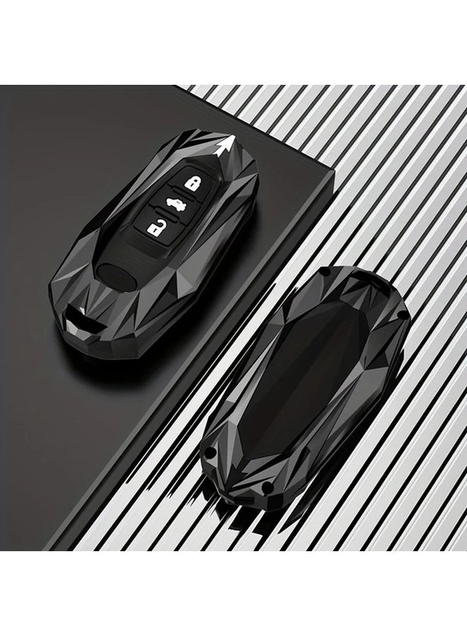Type A Zinc Alloy Car Key Cover Protector Ring Case For Audi Vehicles - Image 4