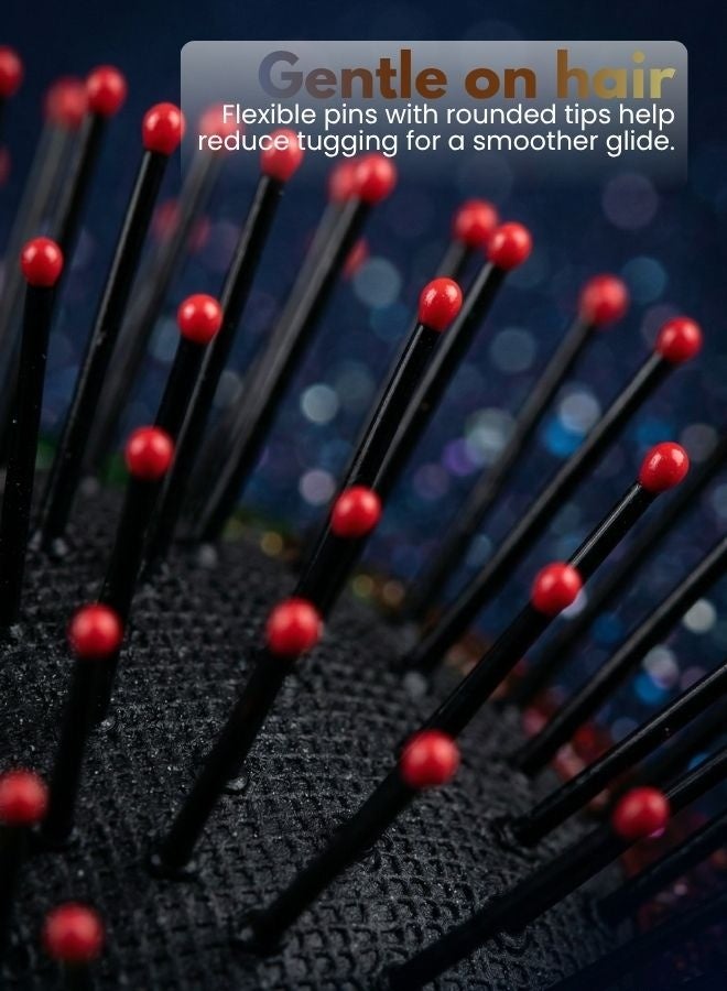 Glitters فرشاة شعر مضادة للتشابك - ذهبية - Image 4