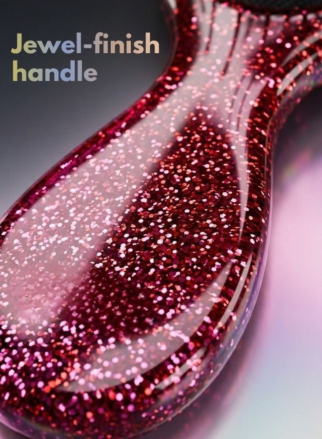 Glitters فرشاة شعر مضادة للتشابك - ذهبية - Image 5