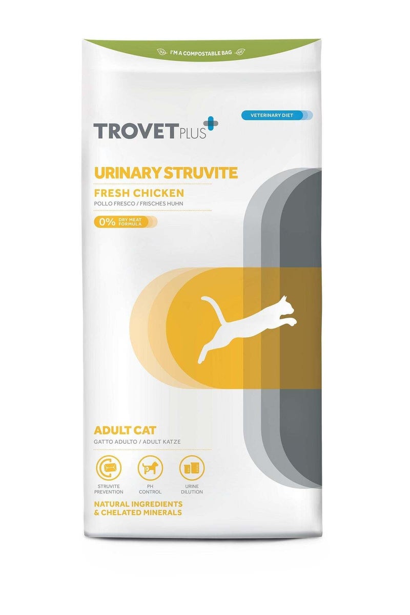 Trovet Trovet Plus Adult CAT Urinary Struvite Chicken Veterinary Diets 2,5kg - Image 1
