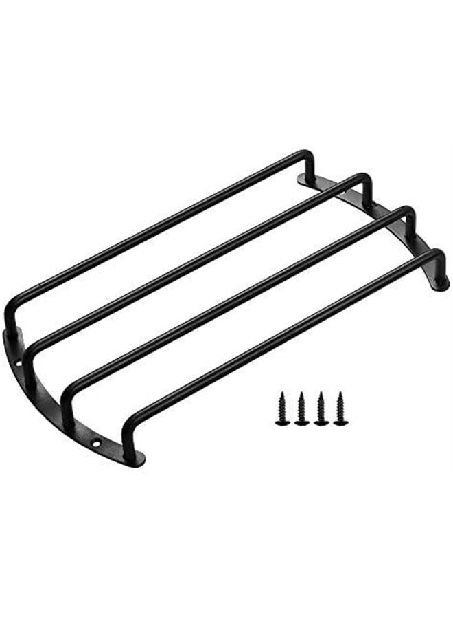 Metal Subwoofer Grill, 4 bar Audio Speaker Grill Cover Protector, 8 Inch Black Car Bar Grille Sub Grill Cover - Image 1
