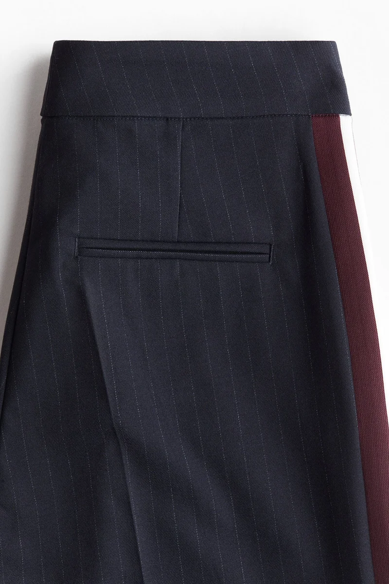 H&M Side-striped tailored trousers