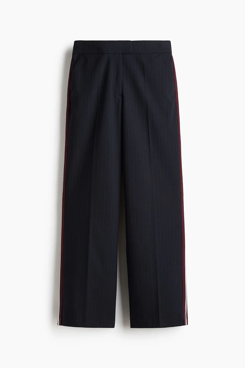 H&M Side-striped tailored trousers