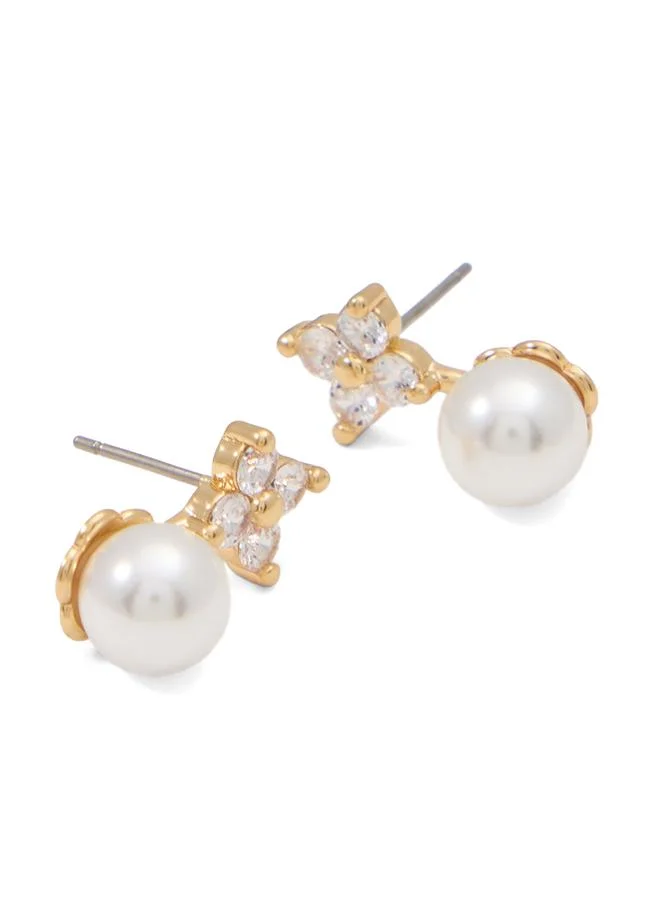 Fusai Ladies White Earrings