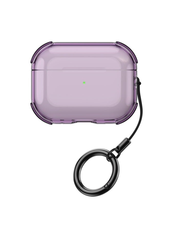 حافظة متوافقة مع AirPods Pro 3 حافظة سلكية بلوتوث أبل Pro 2 الجيل الثاني غلاف شفاف عالي حماية AirPods 4 - Image 1
