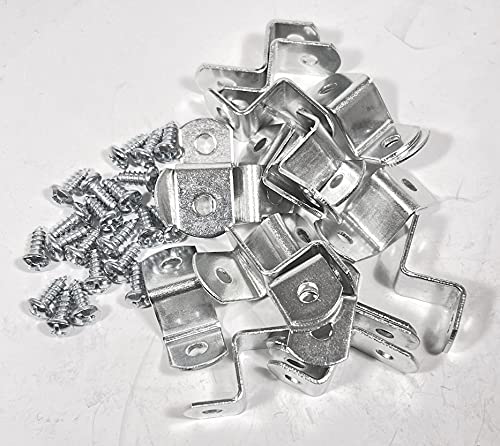 888 Corp 1/2"" Canvas Offset Clips Heavy Duty With Screws 20 Pack - Image 1