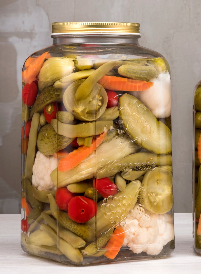 Pasabahce Homemade Glass Jar, 5 Lt, Metal Lid, 289 Mm Height - Image 3