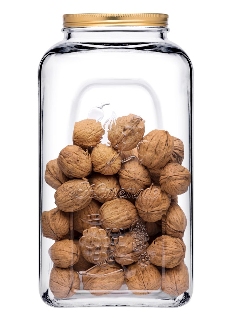Pasabahce Homemade Glass Jar, 5 Lt, Metal Lid, 289 Mm Height - Image 2