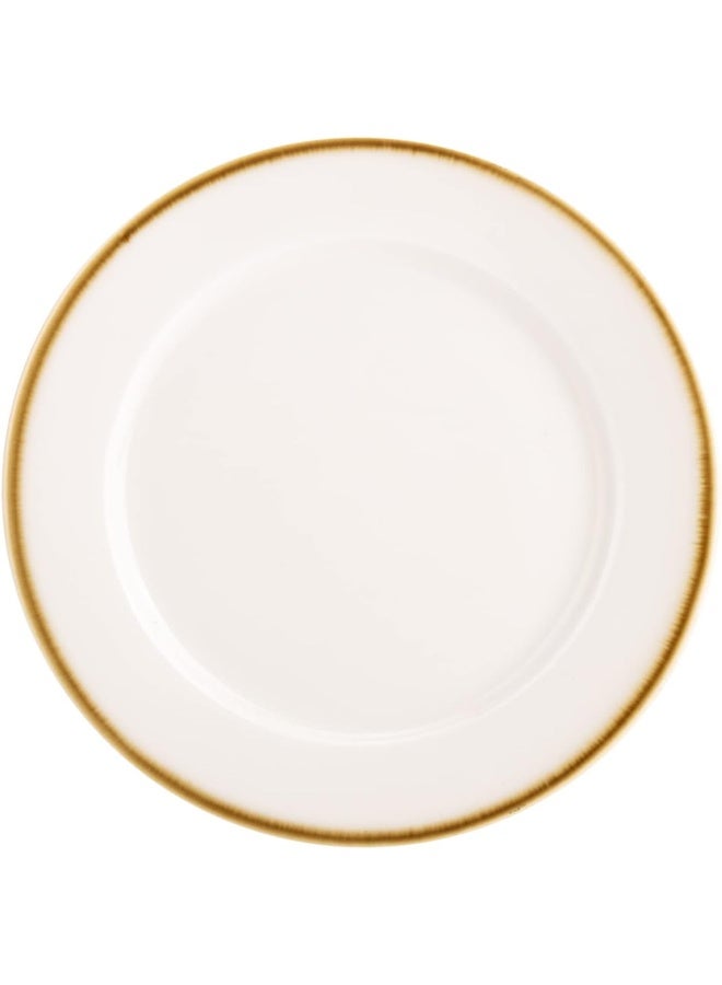 AKDC Ceramic Dessert 18Cm X 18Cm X 2Cm White, Gold - Image 2