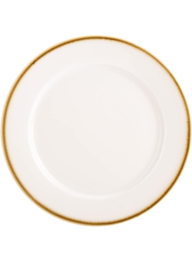 AKDC Ceramic Dessert 18Cm X 18Cm X 2Cm White, Gold - Image 3