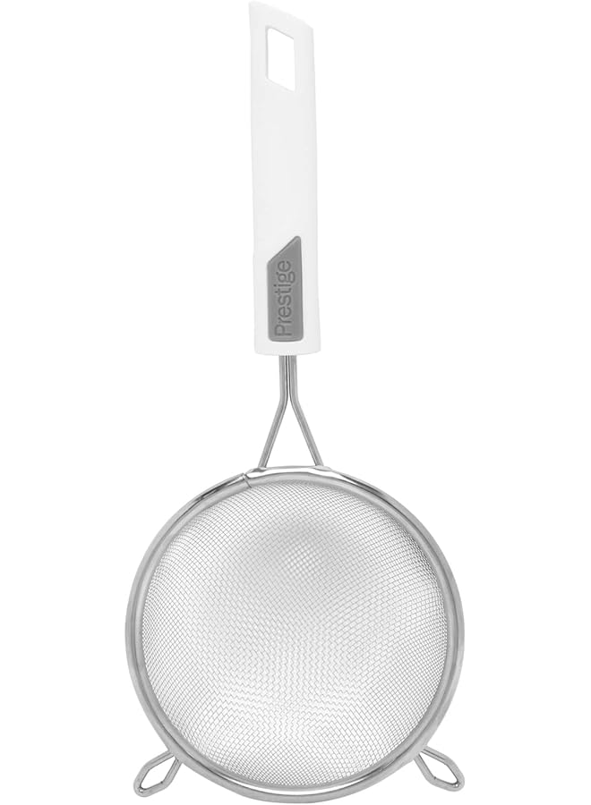 برستيج منخل متوسط مقاس 12 سم Pr54163 خامة مختلطة فضي - Image 1