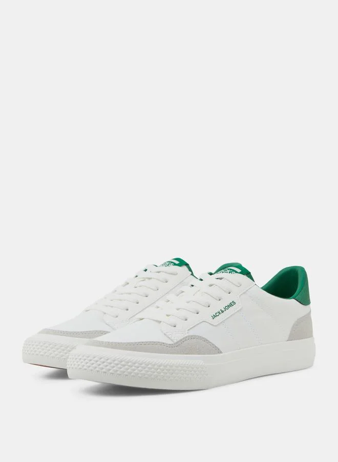 JACK & JONES Contrast Detail Lace Up Sneakers
