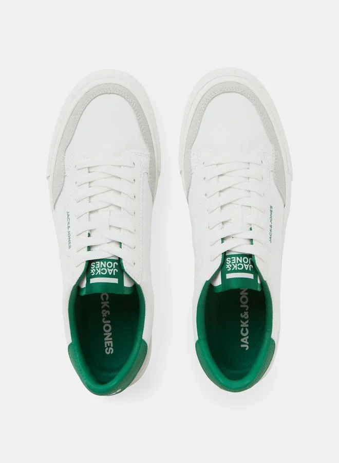 JACK & JONES Contrast Detail Lace Up Sneakers