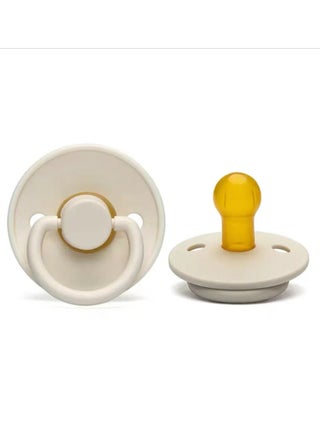 Baby Pacifiers | 1-Pack Soothers | Round Nipple | BPA-Free Natural Latex Food Grade  |  Super Soft Bite Resistance  |  Sleep Anti-Flatulence  |  Baby Teething Toy |  Ivory - pzsku/Z55EFC52B8B1145DCEA8BZ/45/_/1719807746/66705479-637d-47a1-a30f-c72a5ce66f2c