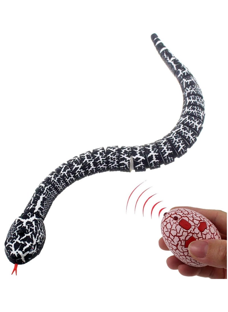 Remote Control Rattle Snake - Realistic Robot Snake Toy with Infrared Receiver - Rc Animal Prank Toy Perfect for Kids Ages 4 Up or for Adult Pranks - Makes a Great Gift  - Image 1
