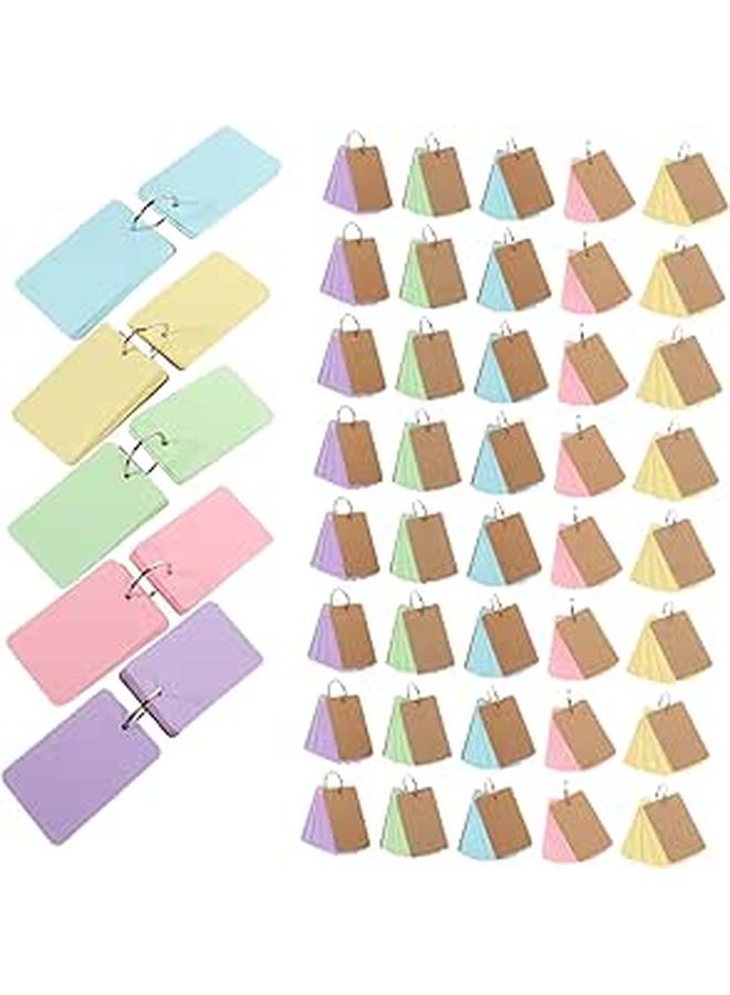 Portable Blank Note Cards Binder Vintage Design For Study Office And Crafts Each - Image 1