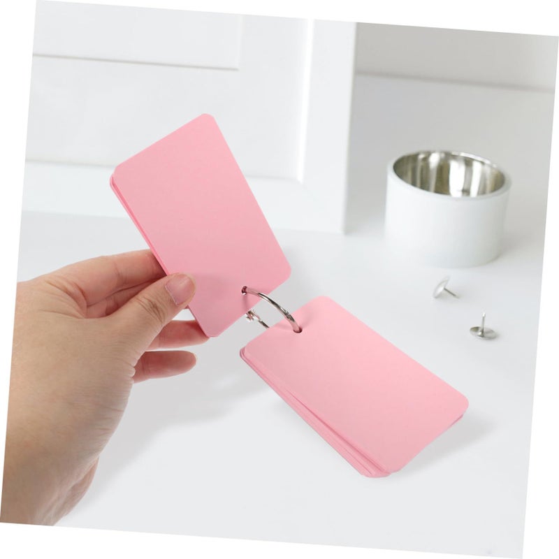 Portable Blank Note Cards Binder Vintage Design For Study Office And Crafts Each - Image 4