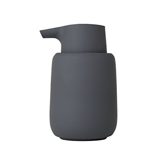 Blomus Soap Dispenser, Ceramic, Plastic, Silicone, Magnet, H 14 cm, T 9,5 cm, ÃƒËœ 8,5, V 0,25 l - Image 1