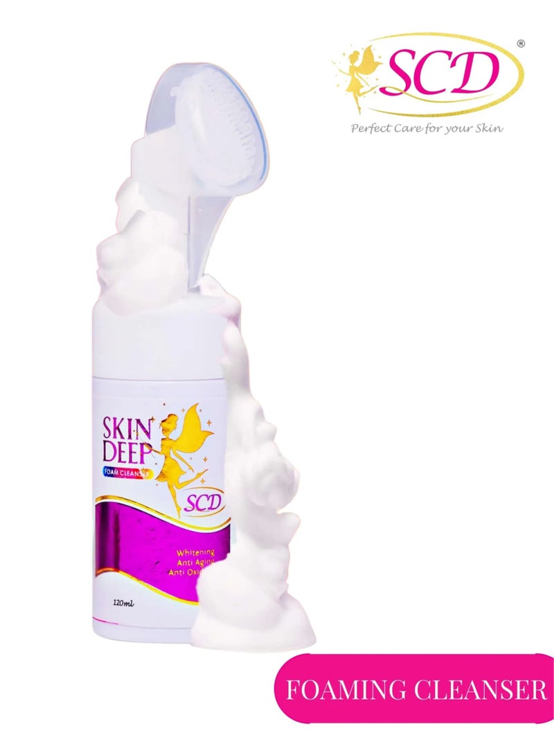 SCD Skin Deep Foam Cleanser – Gentle Exfoliation & Instant Hydration Boost Enjoy a soft, foamy texture that gently exfoliates while locking in moisture, leaving your skin clean, refreshed, and naturally radiant after every wash. - Image 1