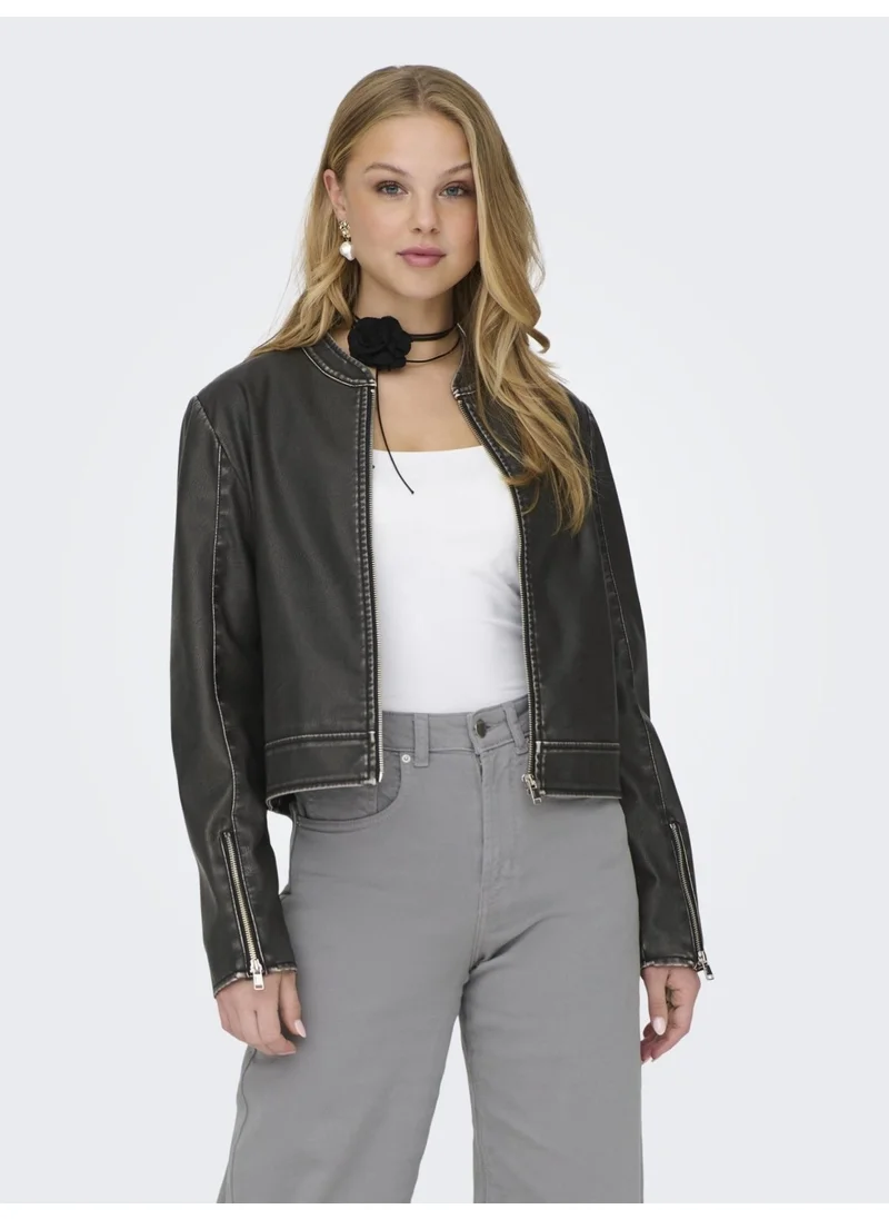 اونلي Onlmındy Faux Leather Jacket 15317180